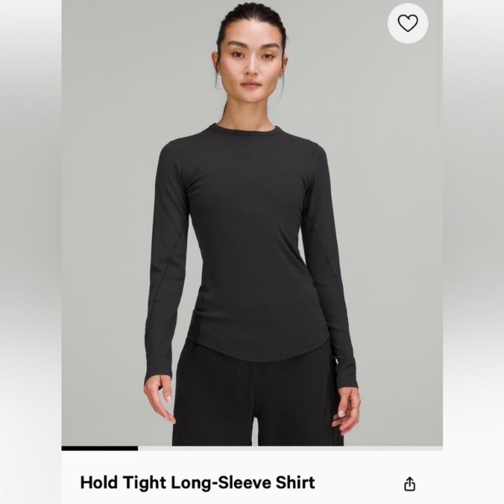 Lululemon Hold Tight Long Sleeve